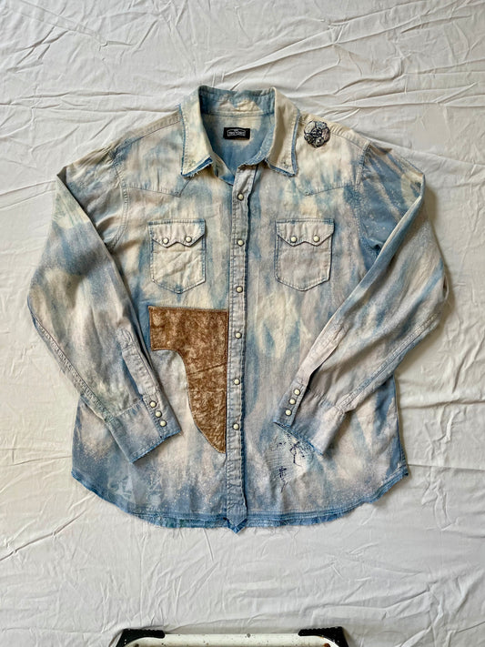 Faded Horse Denim Shirt