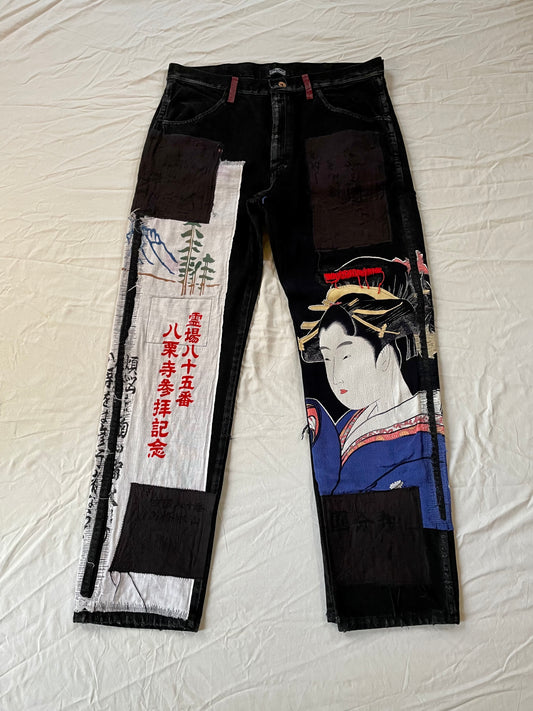 Japan Tenugui Denim Jeans