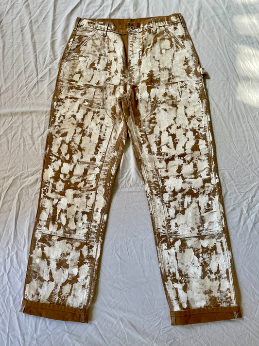 Brushstroke Doublefront Duck Pants