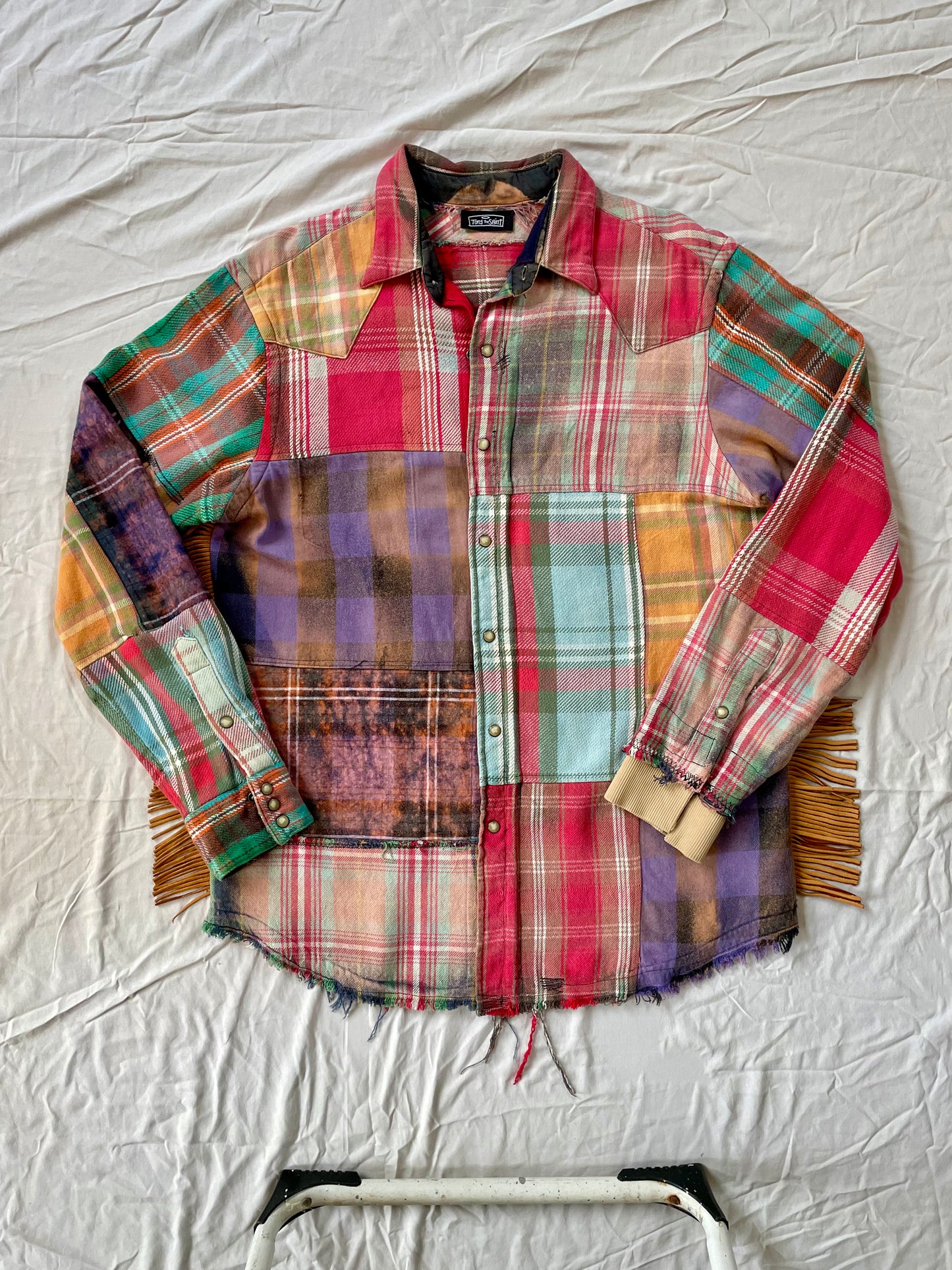 Patchwork Flannel Shirt