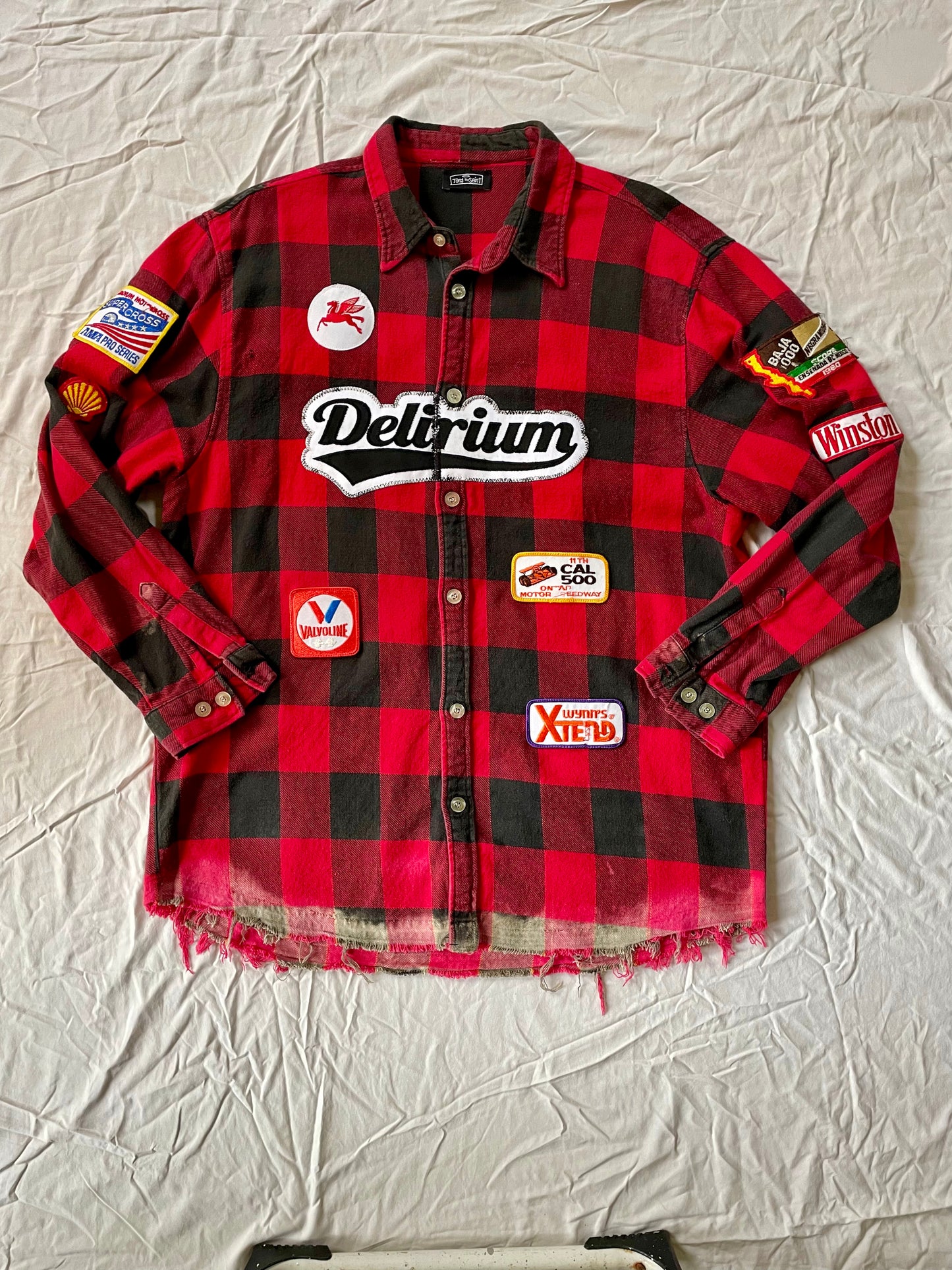 Red Plaid Delirium Shirt