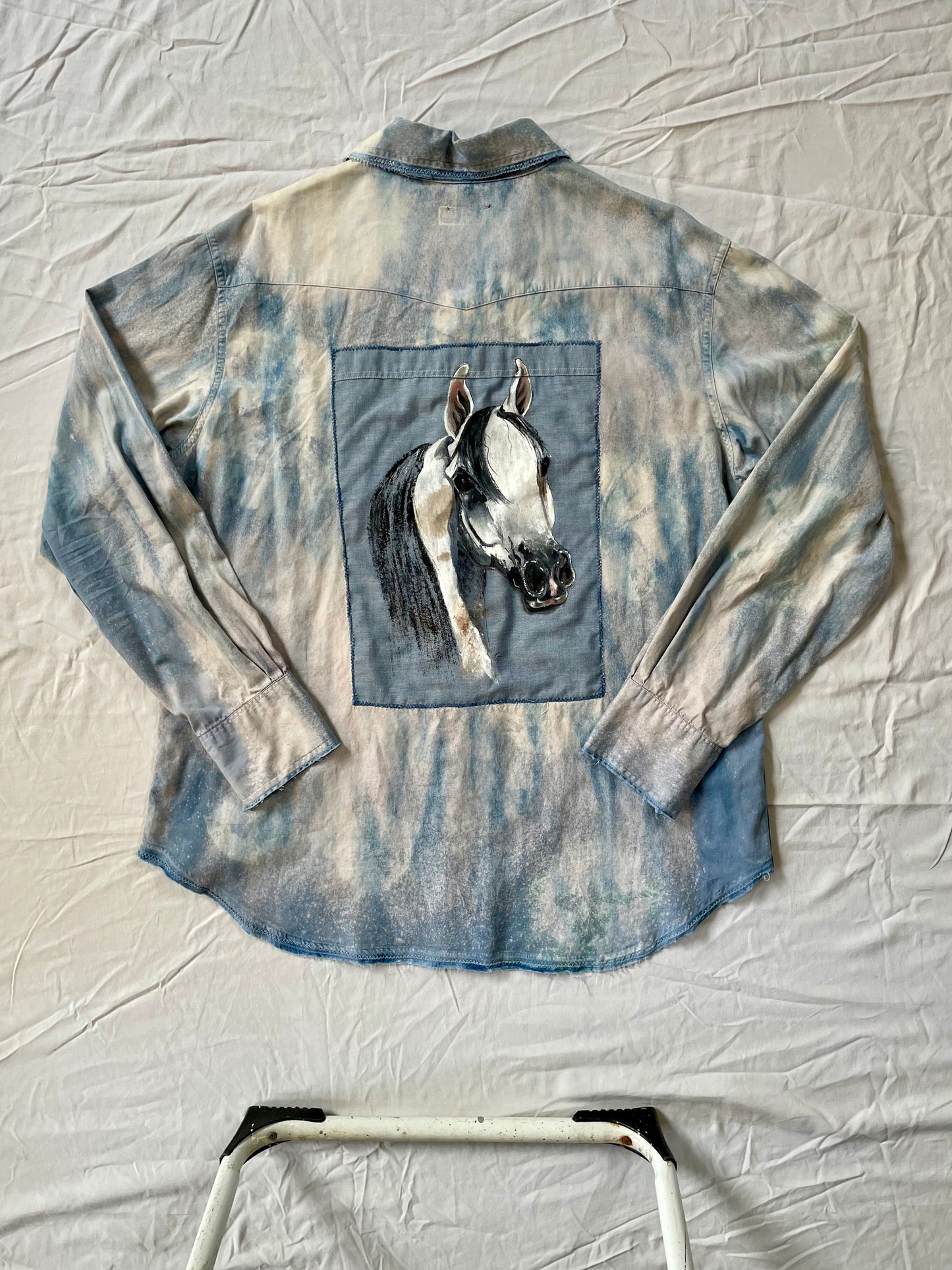 Faded Horse Denim Shirt