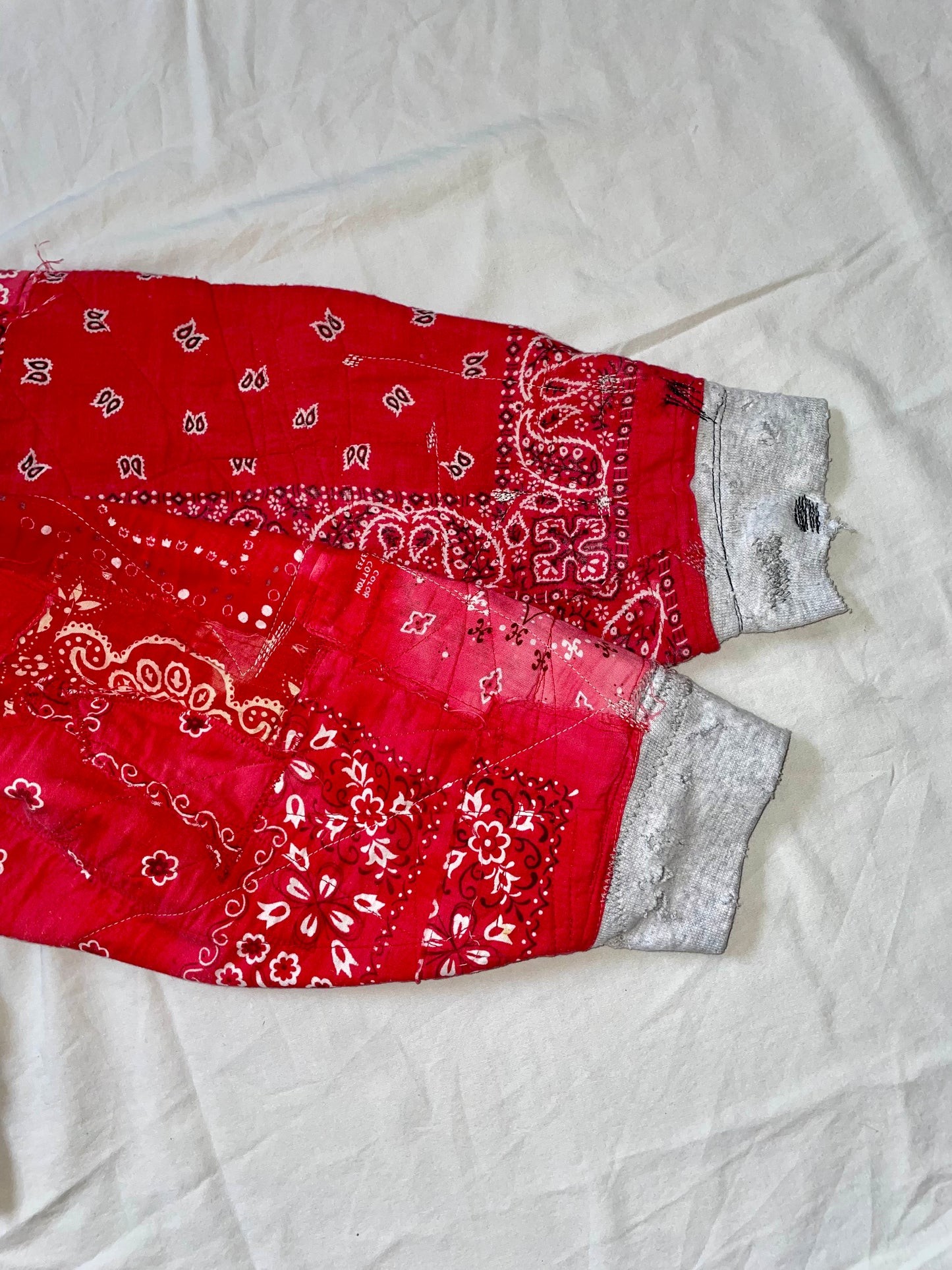 Boro Bandana Oversized Crewneck Sweater