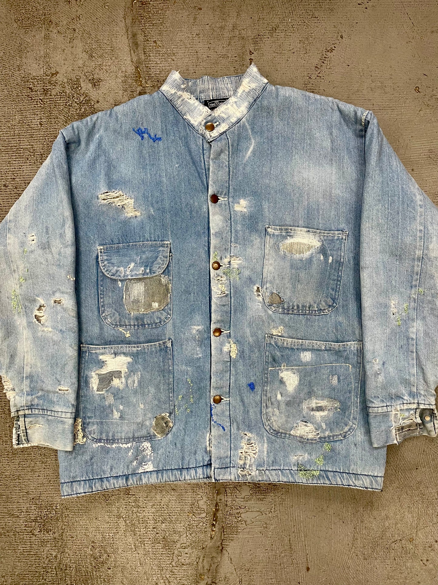 Repaired Denim Prisoner Jacket