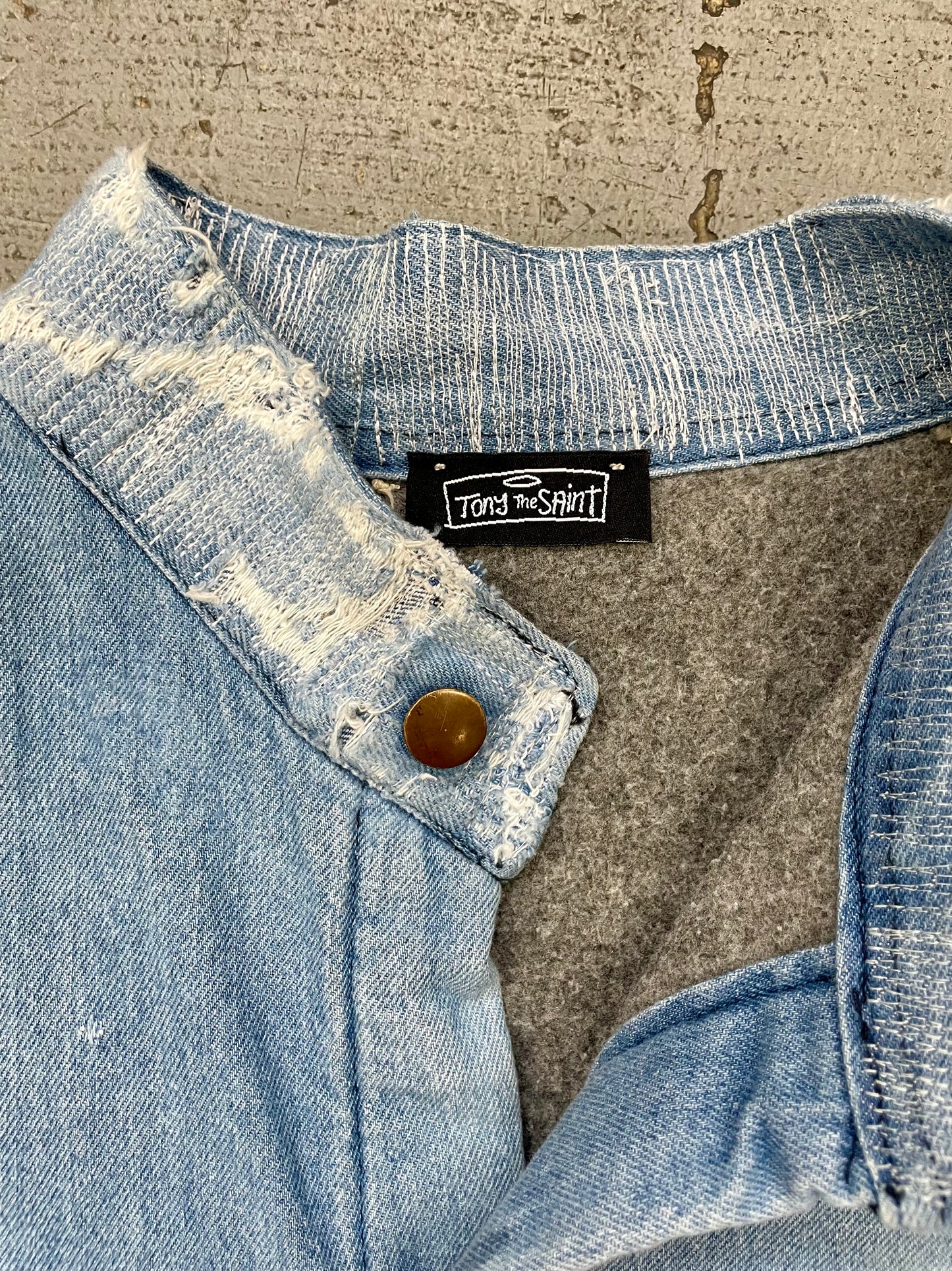 Repaired Denim Prisoner Jacket