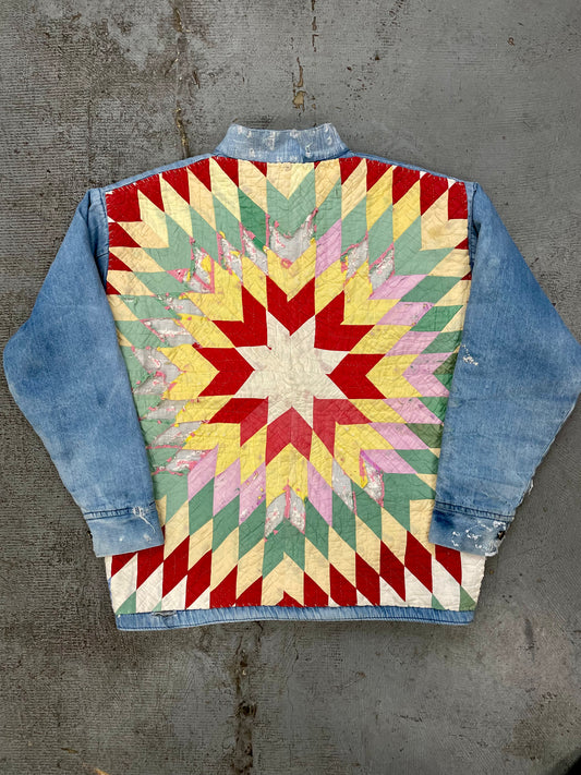 Repaired Denim Prisoner Jacket
